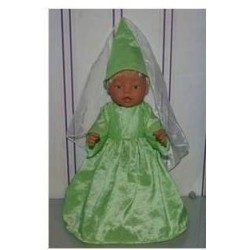 feeenjurk licht groen baby born 43cm