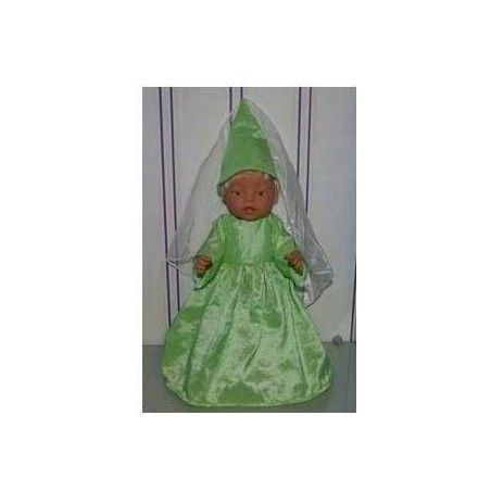 feeenjurk licht groen baby born 43cm