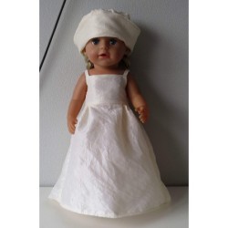 trouwjurk baby born 43cm