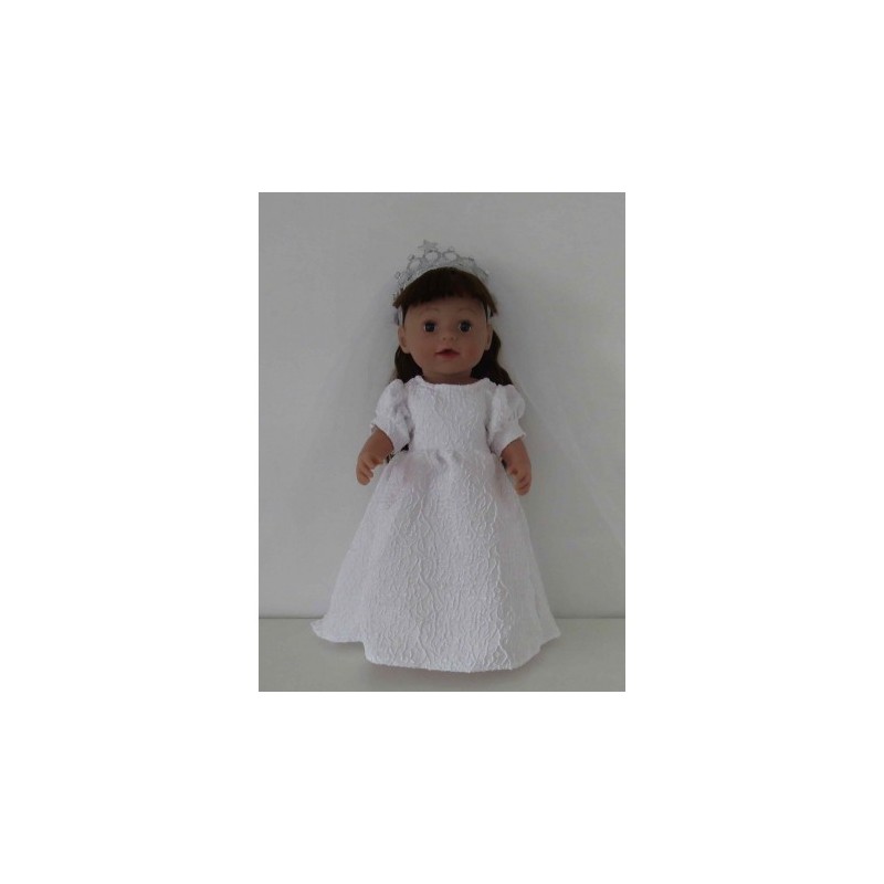 winter trouwjurk baby born 43cm