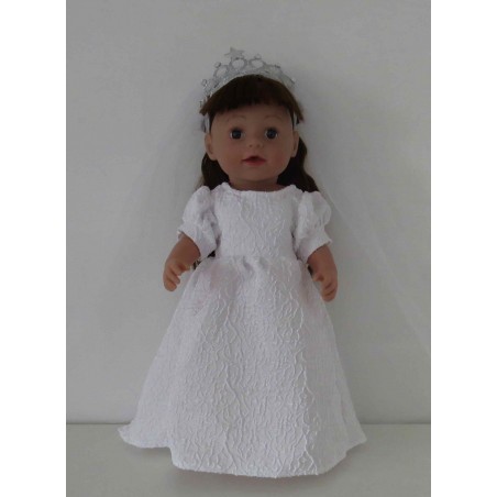 winter trouwjurk baby born 43cm