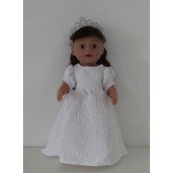 trouwjurk baby born 43cm