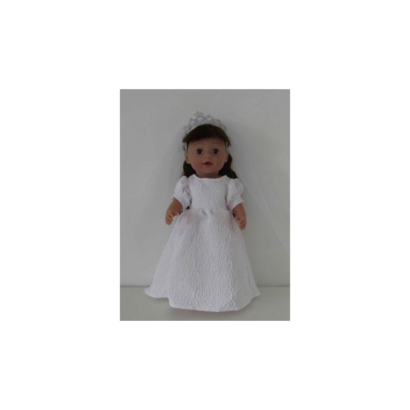 trouwjurk baby born 43cm