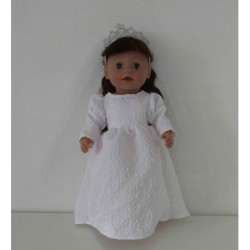 winter trouwjurk baby born 43cm