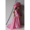 trouwjurk hard roze baby born 43cm
