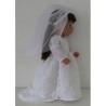 trouwjurk kant baby born 43cm