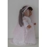 trouwjurk licht roze baby born 43cm