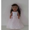 trouwjurk licht roze baby born 43cm