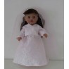 trouwjurk licht roze baby born 43cm