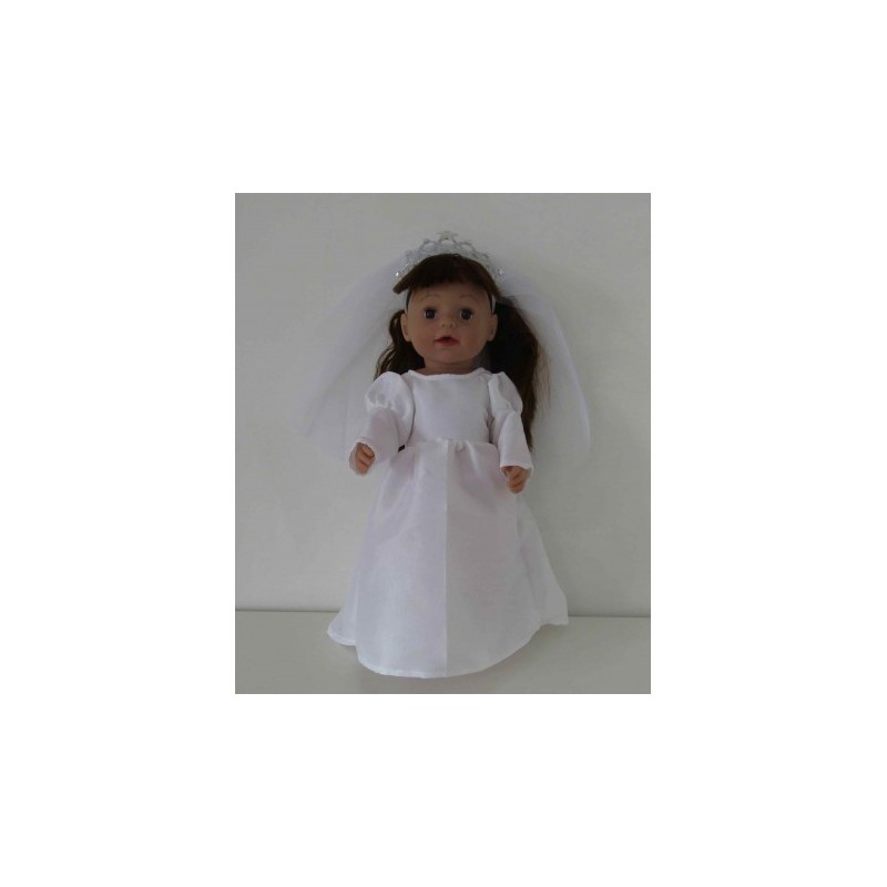 trouwjurk baby born 43cm