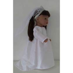 trouwjurk baby born 43cm