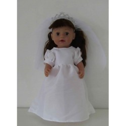 trouwjurk baby born 43cm