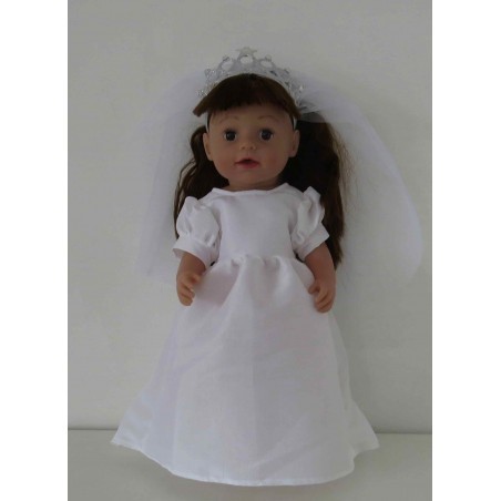 trouwjurk baby born 43cm