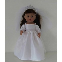 trouwjurk baby born 43cm