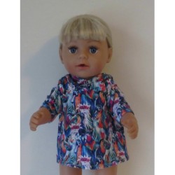 capuchontrui papagaaien baby born 43cm