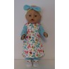 herfstjurk setje paard baby born 43cm