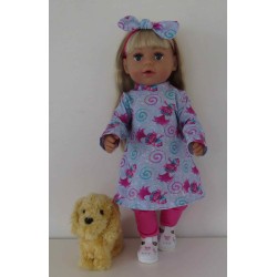 herfstjurk setje trollz baby born 43cm
