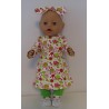 herfstjurk setje slakken baby born 43cm