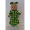 herfstjurk setje hoefijzers baby born 43cm