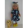 holiday jurk setje paard  baby born 43cm