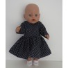 jurk stippen baby born 43cm