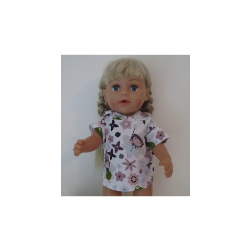 capuchontrui kikker baby born 43cm