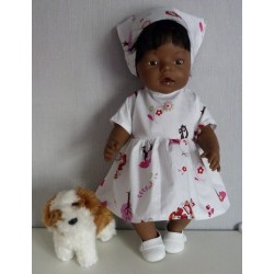 jurk roodkapje baby born 43cm