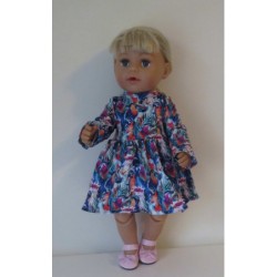 jurk papagaaien baby born 43cm