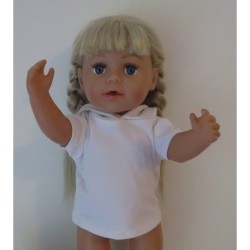 capuchontrui korte mouwen baby born 43cm