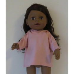 capuchontrui midden roze baby born 43cm