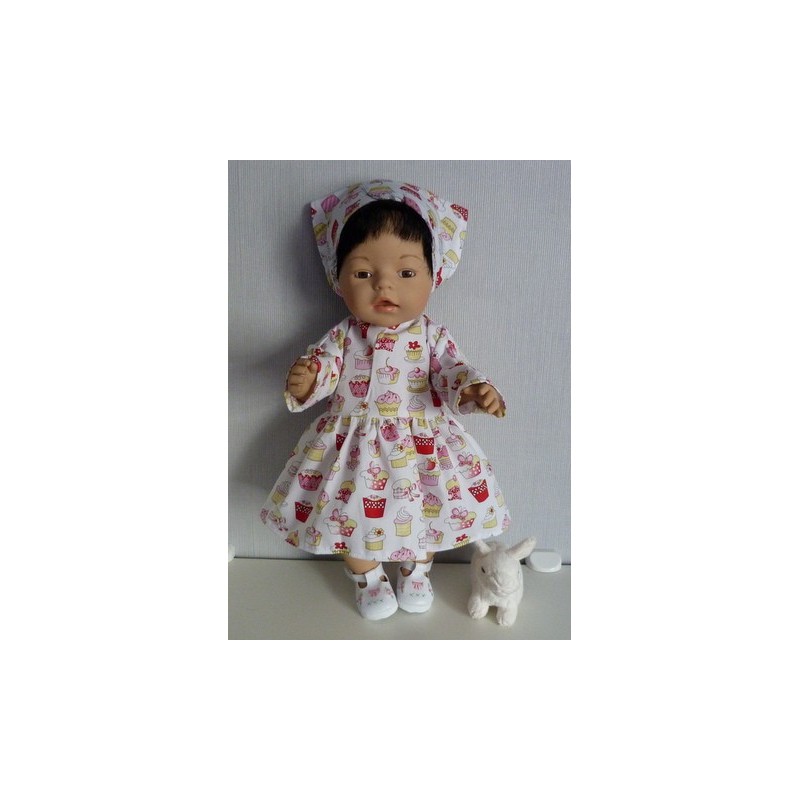 jurk cupe cake baby born 43cm