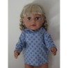 capuchontrui blauw met zwart baby born 43cm