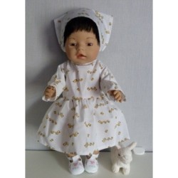 jurk eendjes baby born 43cm