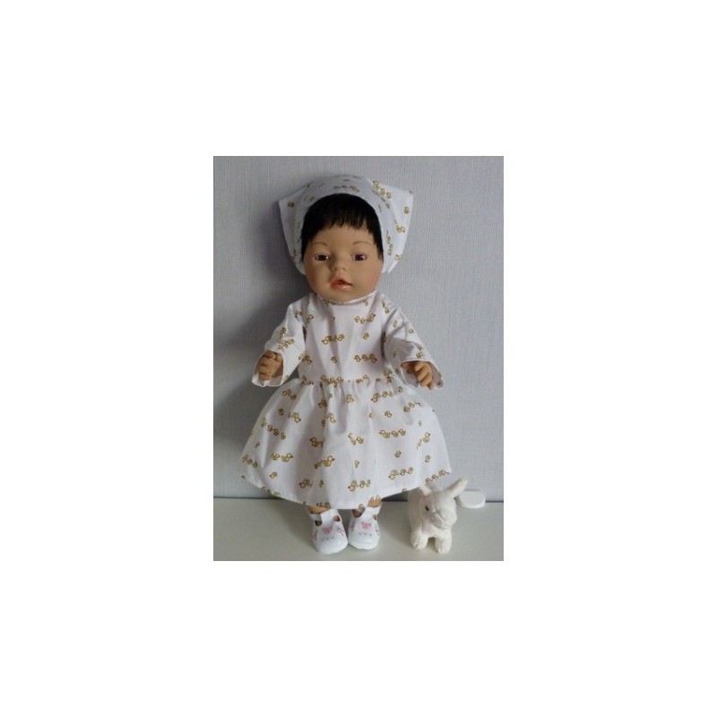 jurk eendjes baby born 43cm