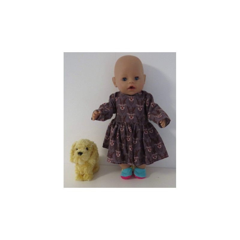 jurk rendieren baby born 43cm