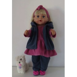 jurk set baby born 43cm