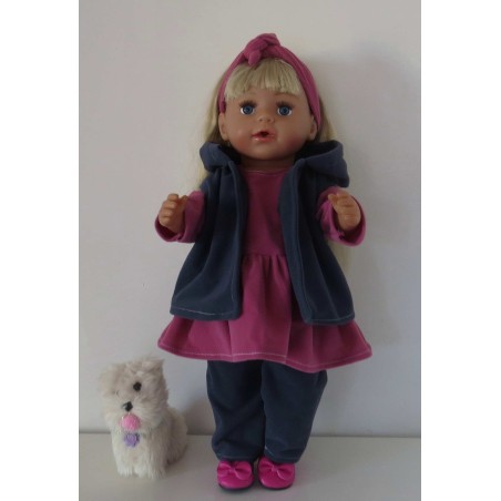 jurk set baby born 43cm
