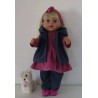 jurk set baby born 43cm