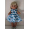 jurk met jas mint vogels  baby born 43cm