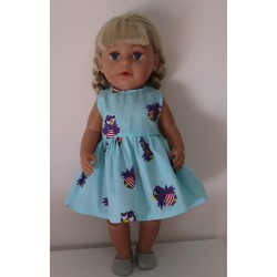 jurk met jas mint jet  baby born 43cm