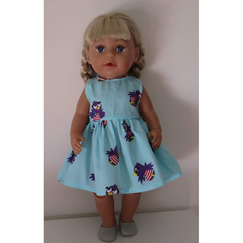 jurk met jas mint jet  baby born 43cm