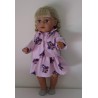 jurk met jas roze jet  baby born 43cm