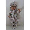 jurk set panda  baby born 43cm