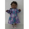 jurk met jas lila baby born 43cm