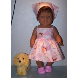 zonnejurk strawberry shortcake baby bubbels baby born 43cm
