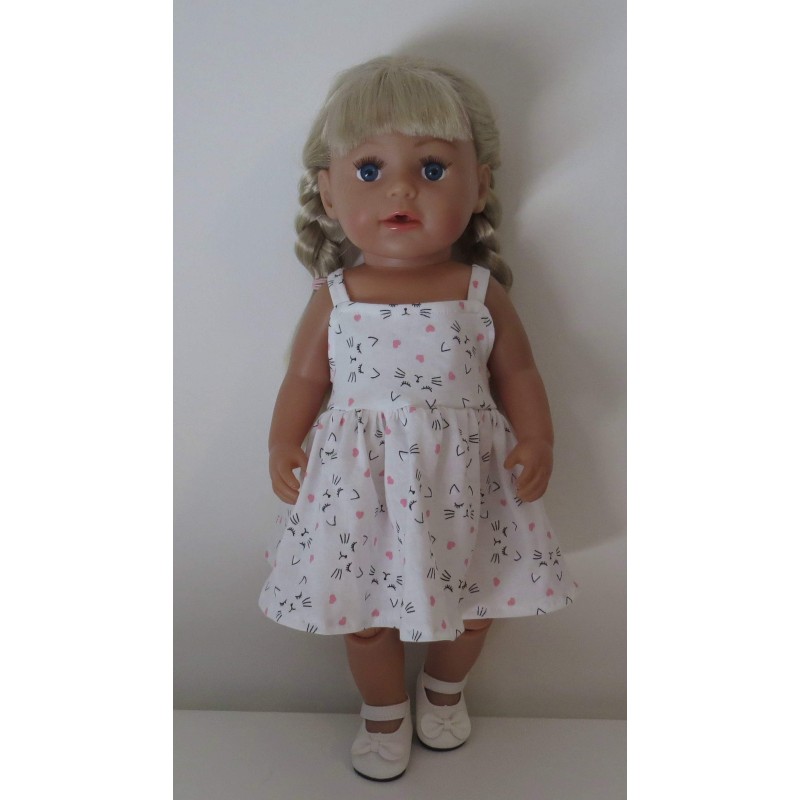 zonnejurk kat baby born 43cm