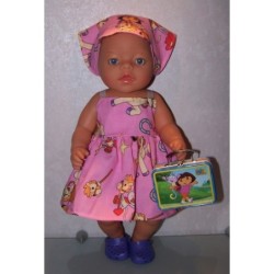 zonnejurk dora paard baby born 43cm