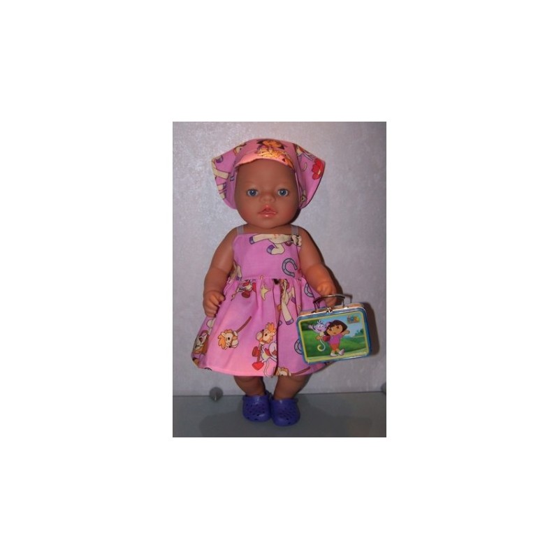 zonnejurk dora paard baby born 43cm