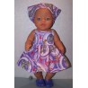 zonnejurk tom en jerry lila  baby born 43cm