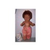 lange broek oranje gekleurd baby born 43cm